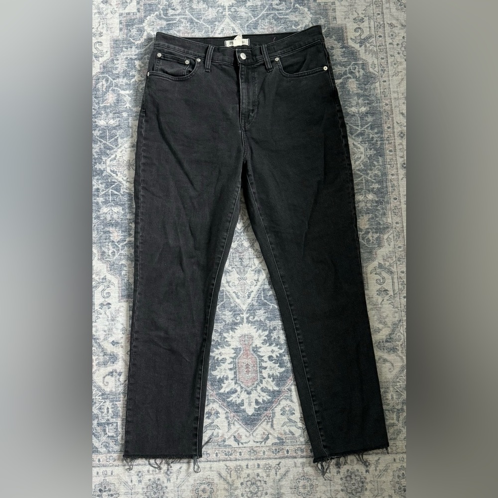 Madewell High-Rise Slim Crop Boyjean